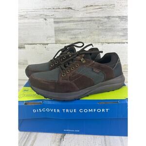 Nunn Bush mens 8 excursion lt brown suede moc toe oxford sneaker new